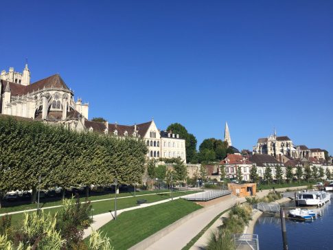 Radweg Voie Verte in Auxerre